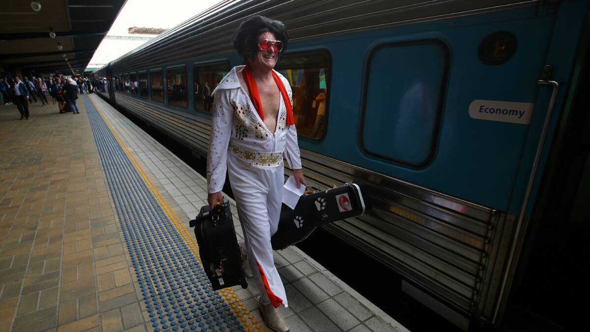 Elvis has left central station and is bound for Parkes. Photo: Dallas Kilponen