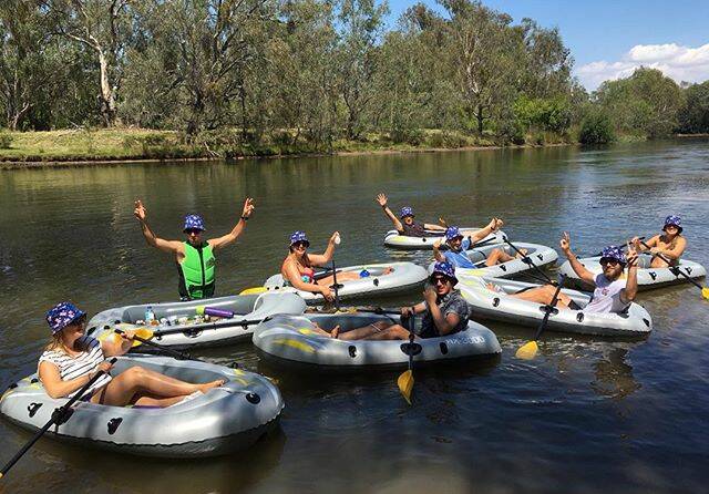 Our photo of the day comes from @hynesbean who posted this very apt snap ahead of Australia Day; "Albury Aussie day floatilla"