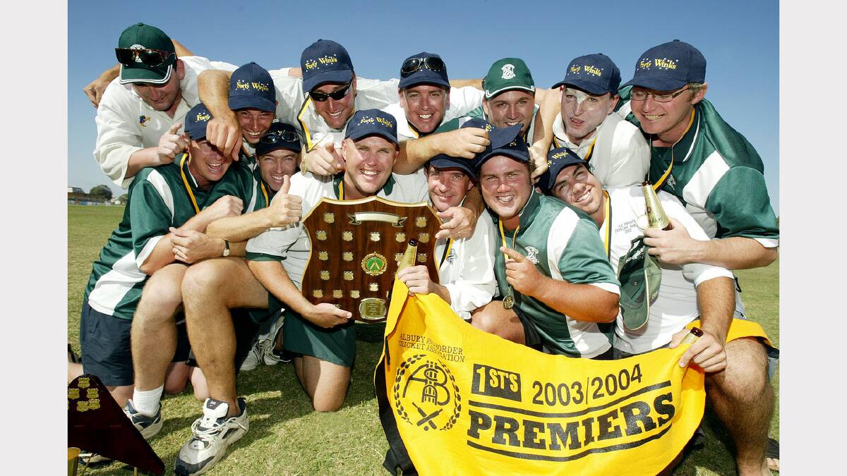 ABCA Cricket Grand Final. The winning team St Pats. 