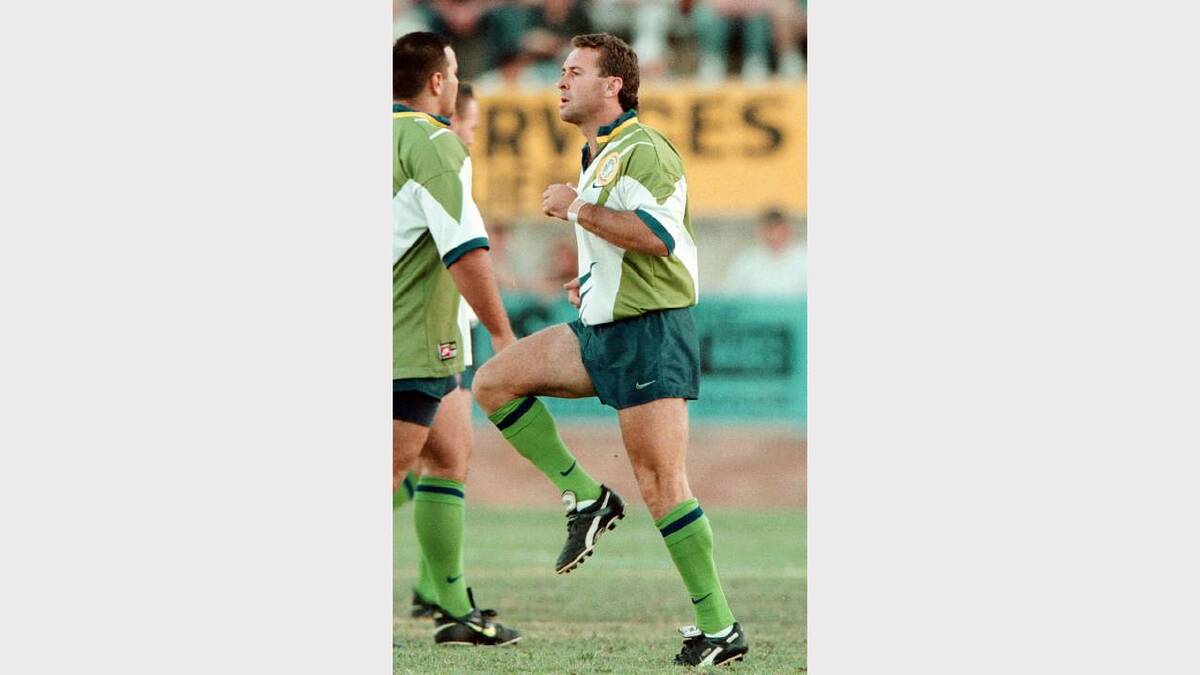 Canberra Raiders star Ricky Stuart.