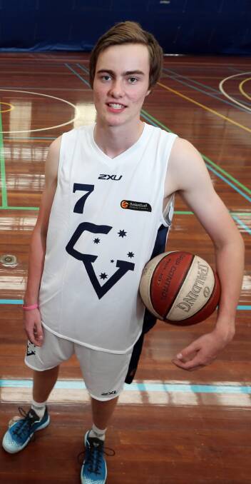 Trent McMullan is off to Dubai with the Australian under-17 basketball team.