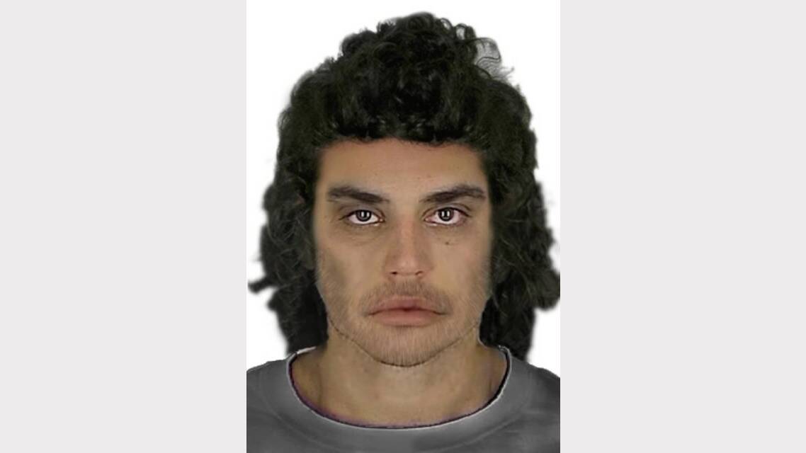 Photofit image of the man police wish to speak to in relation to a sexual assault in Wodonga on January 17.