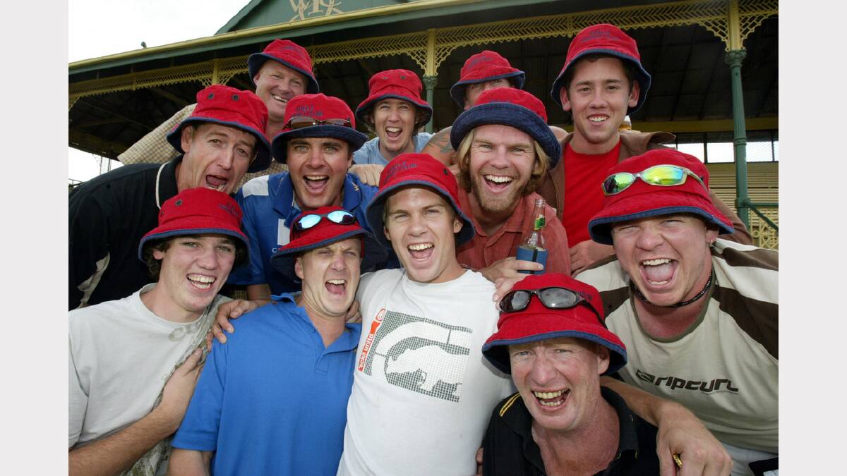 Wangaratta Races. Kialla Knights Cricket Club end of season trip.