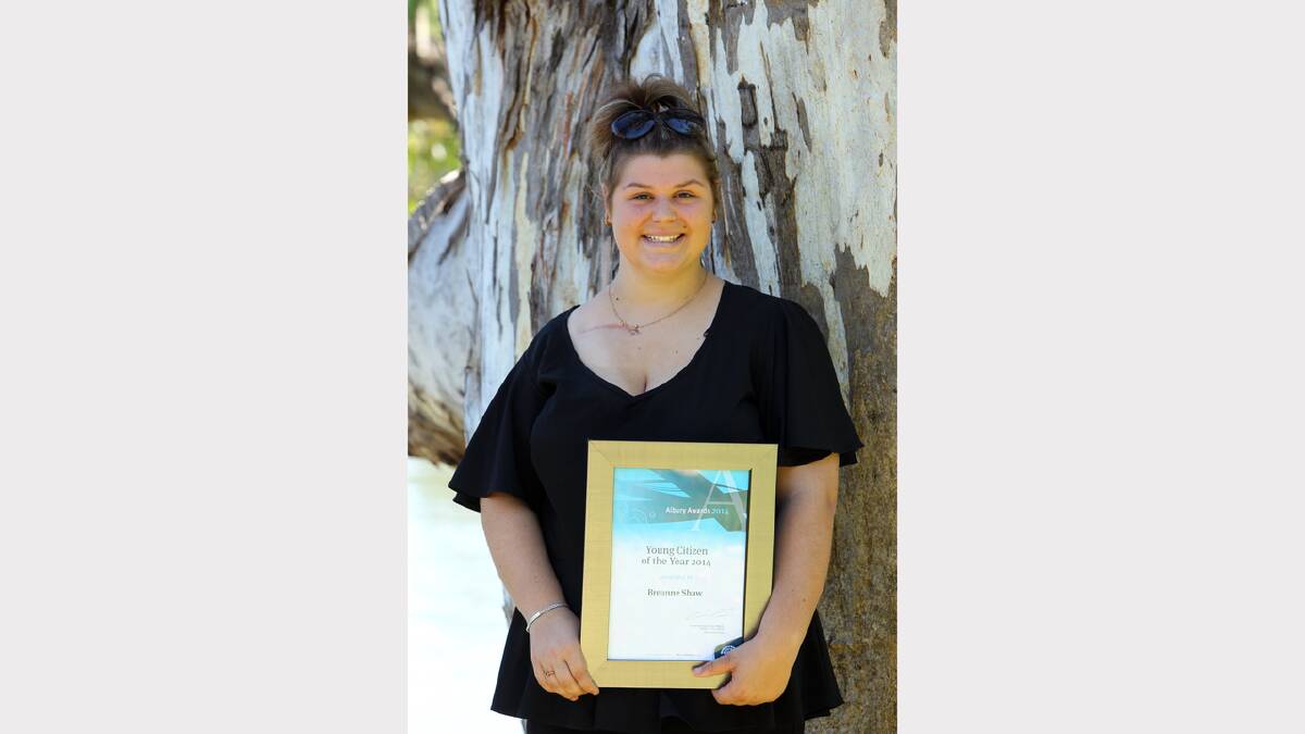 Noreuil Park, Albury. Australia Day 2014. Breanne Shaw, Young Citizen of the Year.