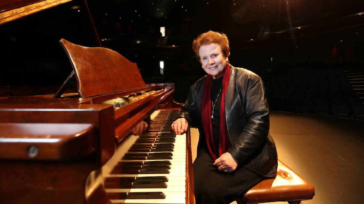Pianist Glennis Carter played at the theatre’s opening 50 years ago.