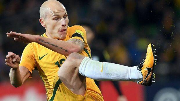 Tactical shift: Aaron Mooy has been moved to the bench. Photo: AAP

