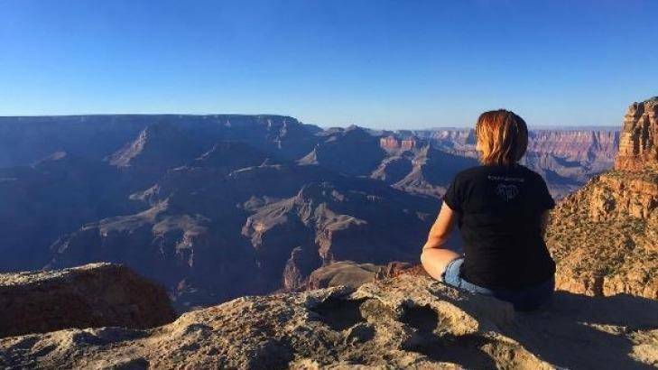 Colleen Burns, 35, posted this photo on Instagram a short time before she fell to her death at the Grand Canyon. Photo: Instagram/@colleenburns