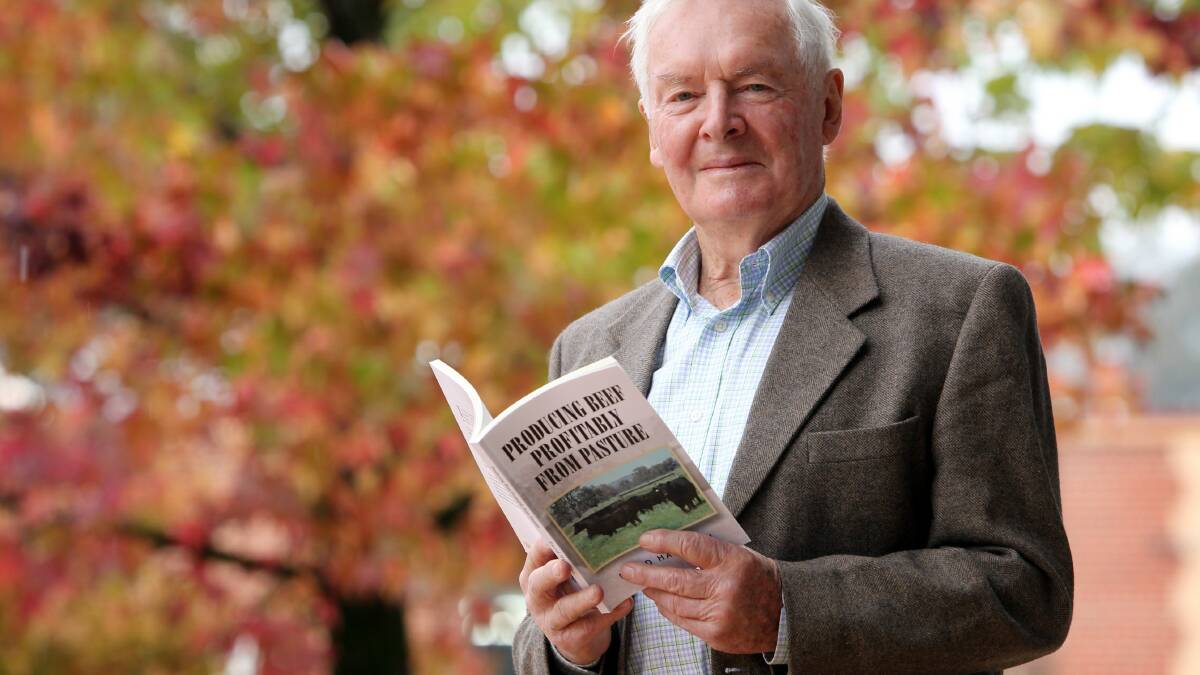  David Hamilton has written a book, Producing Beef Profitably From Pasture. Picture: MATTHEW SMITHWICK