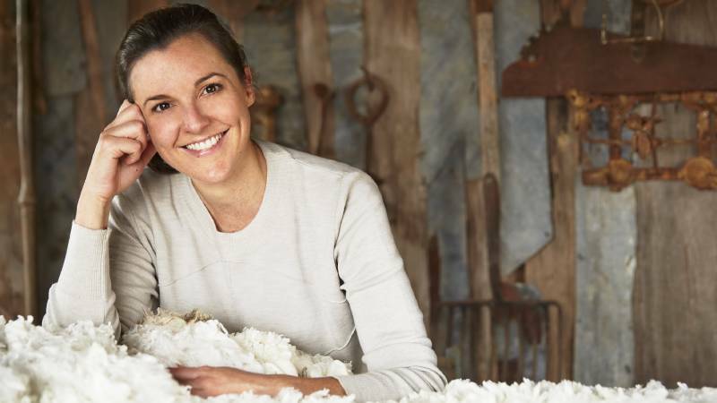Penny Merriman, Narrabri, launched online fashion label, Lady Kate, in 2014, after her family’s 115 years of wool growing tradition opened up a new career in fashion design.