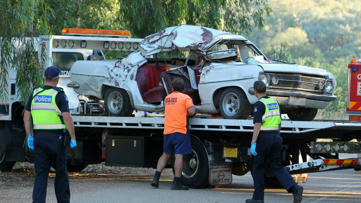 The impact to the driver’s side of the 1966 HR Holden was enough to instantly kill a Moyhu man, 42, yesterday.