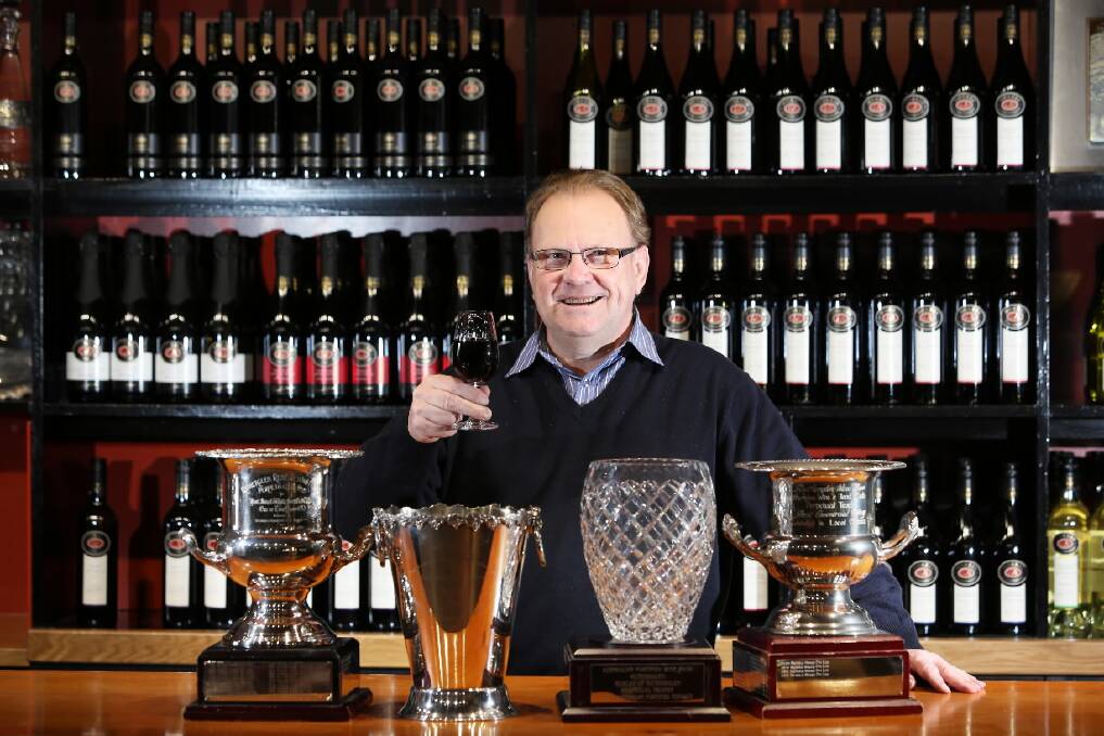 Winemaker David Morris is proud to be in the top echelon of winemakers. Picture: MATTHEW SMITHWICK
