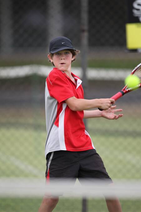 Melbourne's  Artie Lyons, 11, won his morning game. 
