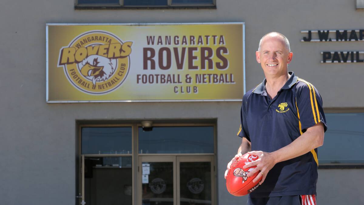 Wangaratta Rovers coach Paul Maher. Picture: TARA GOONAN