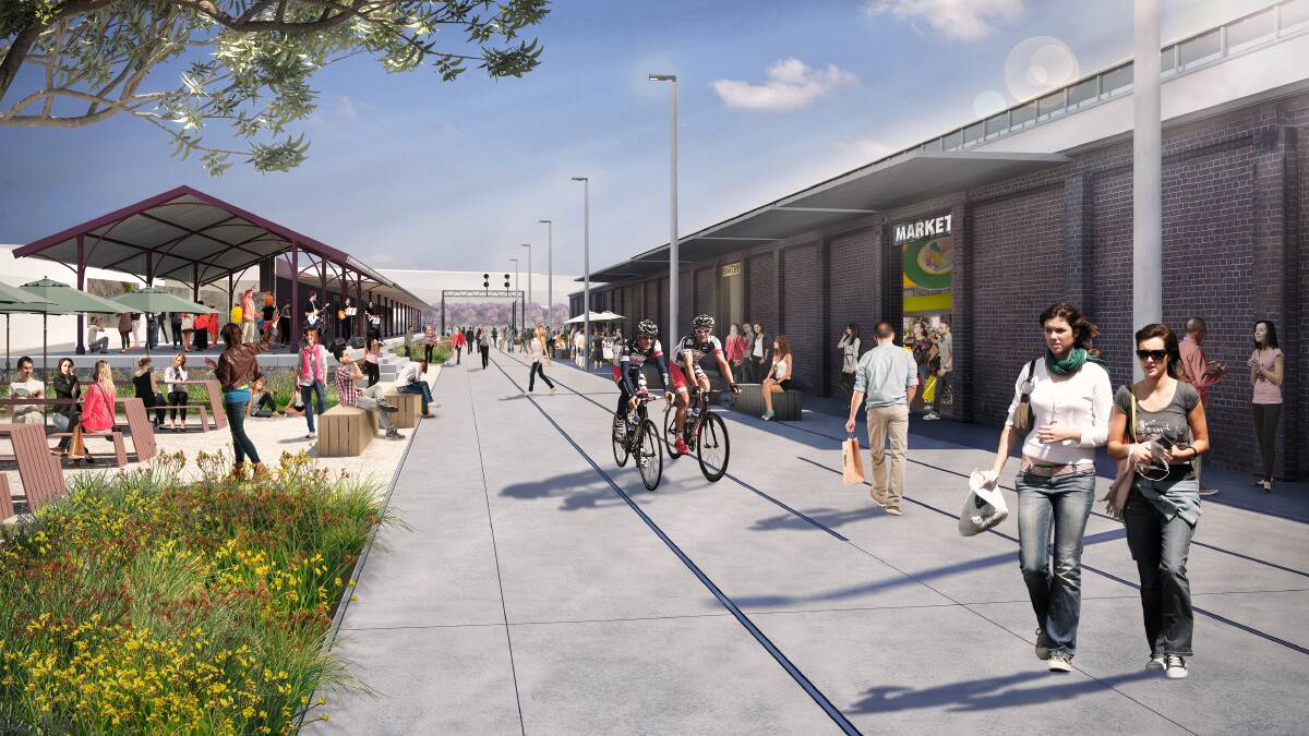 An artist's impression of the new Junction Place hub. 