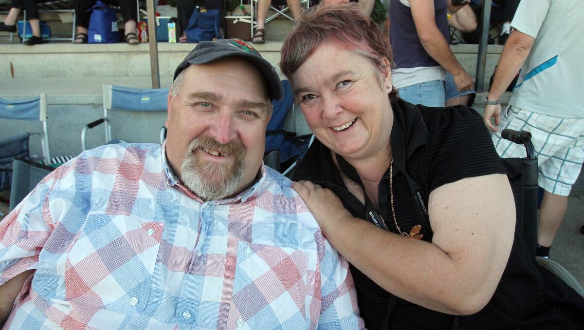ALBURY HARNESS RACING: Chris Laurence and Donna Dolby, both of Cootamundra. Picture: MARK JESSER