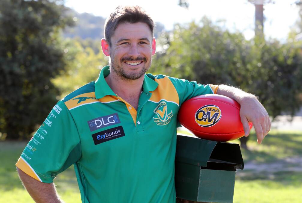 North Albury’s Nick ­Holman has been named in the 42-man Ovens and Murray league squad from which the team to play ­Peninsula league on May 23 will be chosen. Picture: PETER MERKESTEYN
