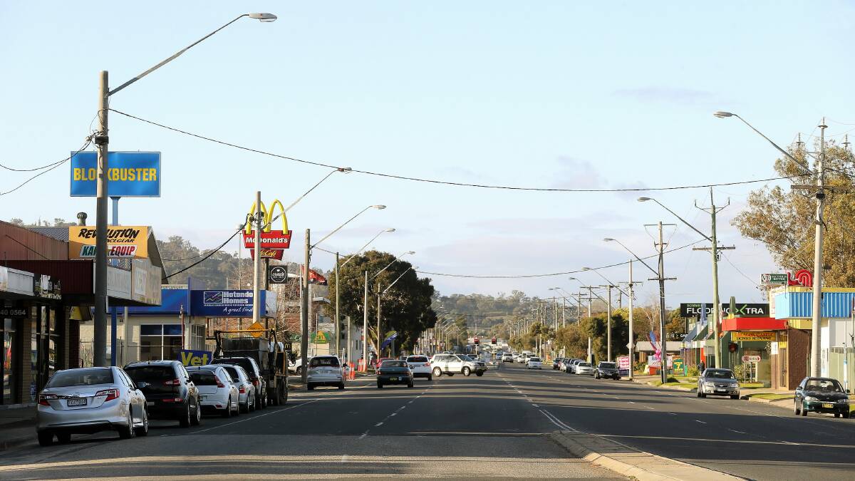 Contractor ready for Wagga Road work
