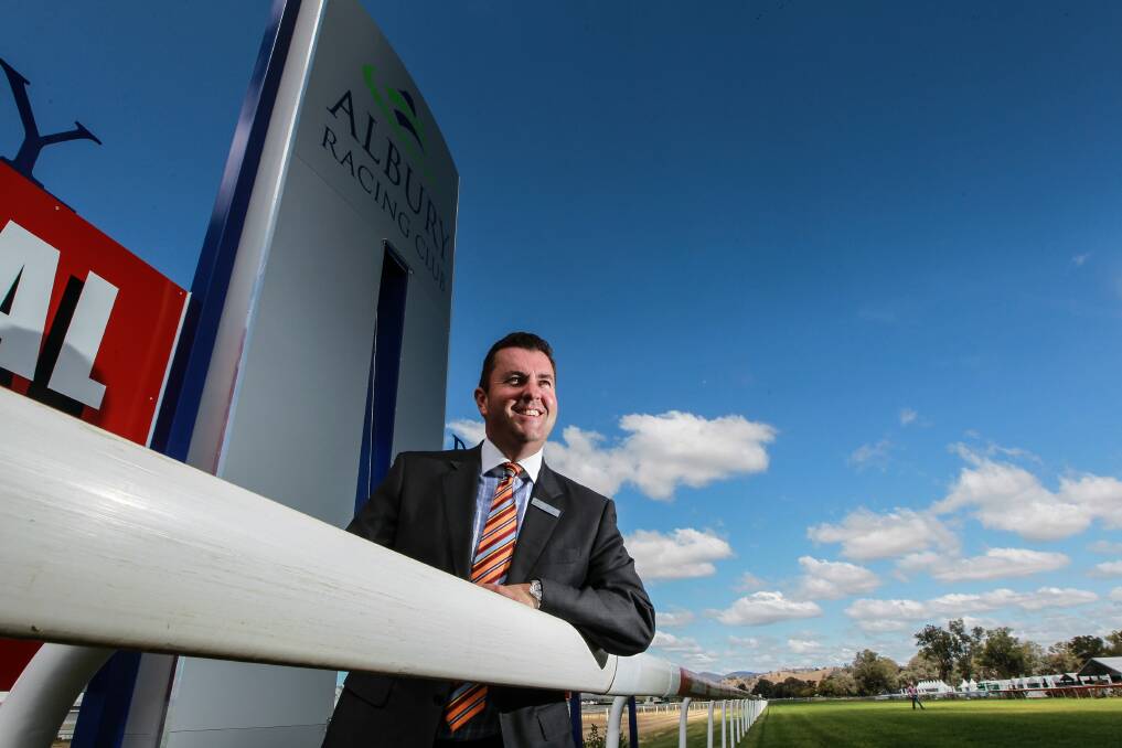 Albury Racing chief executive John Miller ahead of today’s Gold Cup. Pictures: DYLAN ROBINSON