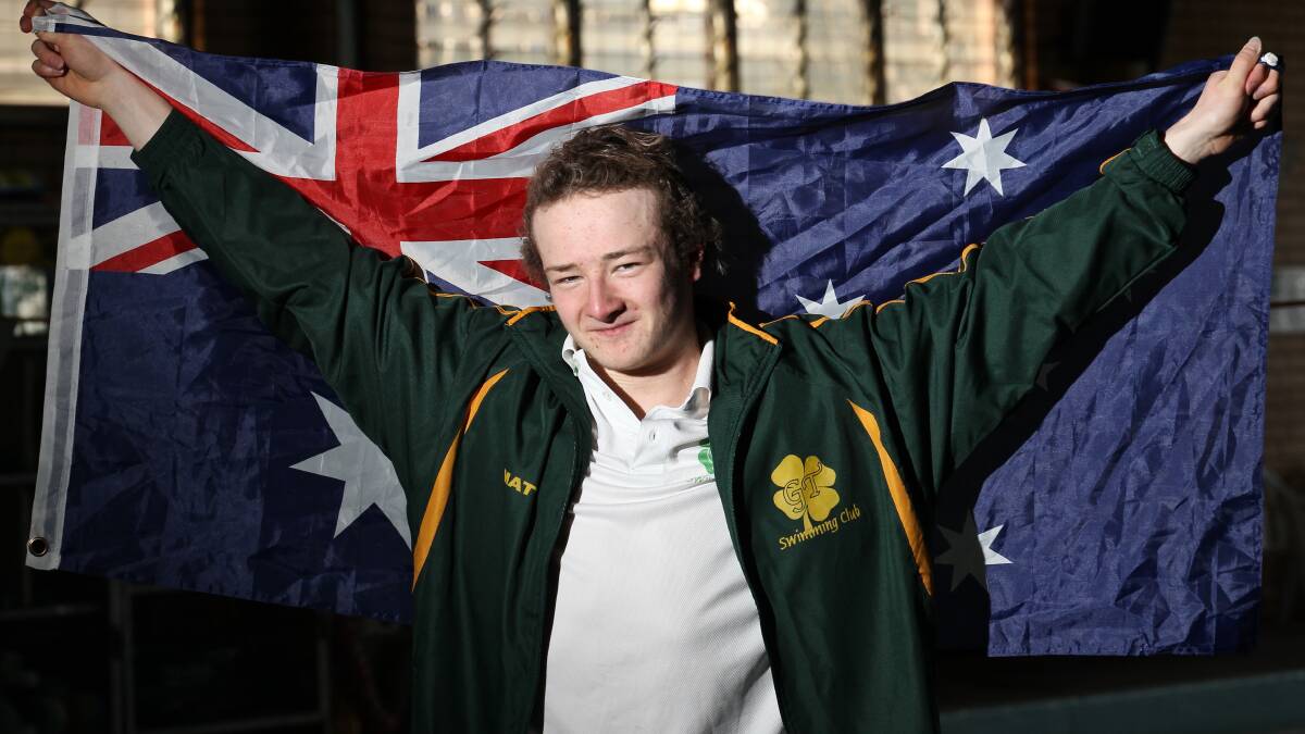  Swimmer Matt Ward has made Australian Paralympic Development Team.