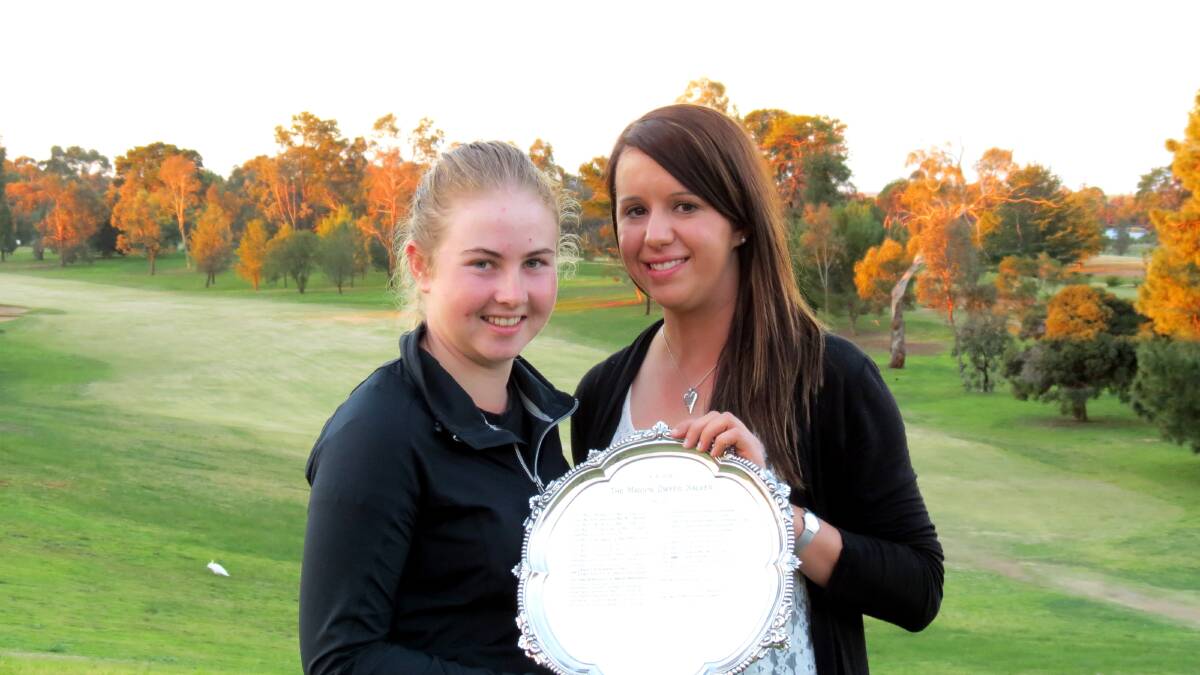  Casey Wild and Catherine Odgers, both from Wodonga, combined to win the Victoiran Country Golf Championship s at Cobram Barooga golf club. 