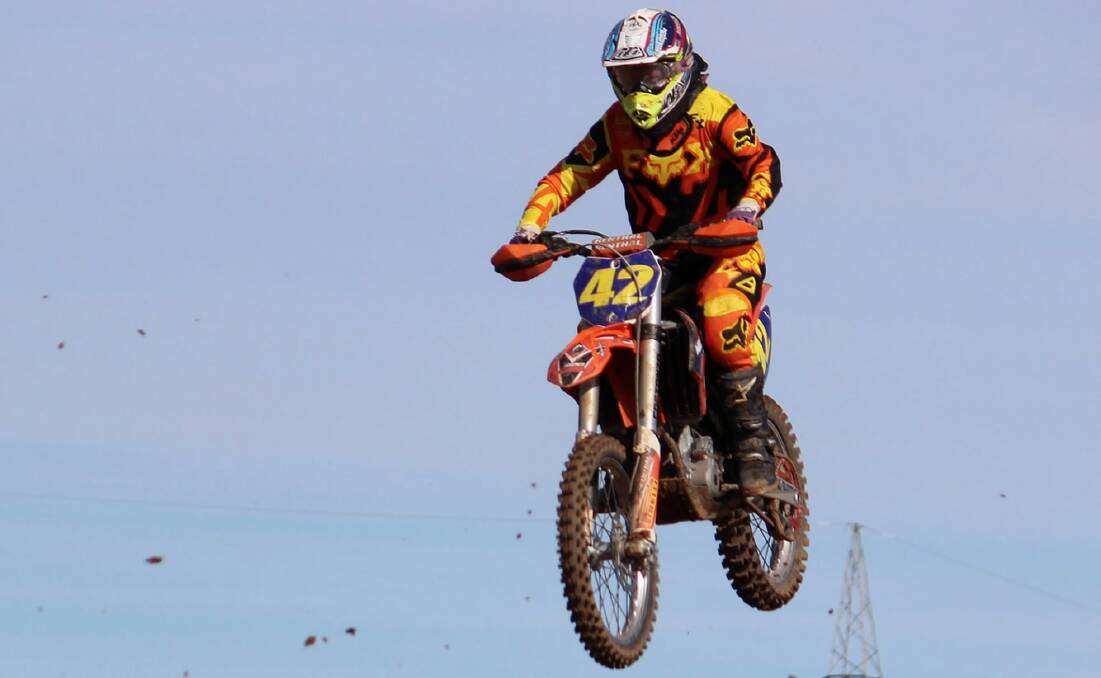 Teala Petz is full of confidence after performing well at the 2014 Victorian Senior Motocross Championships.