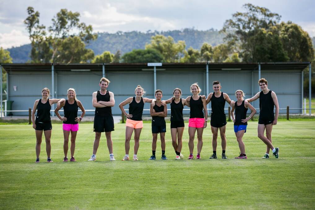 Back after their success at the country championships are Samantha Little, Rachel Little, Lachy Steain, Abbie Little, Campbell Chesset, Maddie Hedderwick, Sophy Sirr, Jaxon Crowe, Lisa Ryan and Damon Poole. Picture: DYLAN ROBINSON