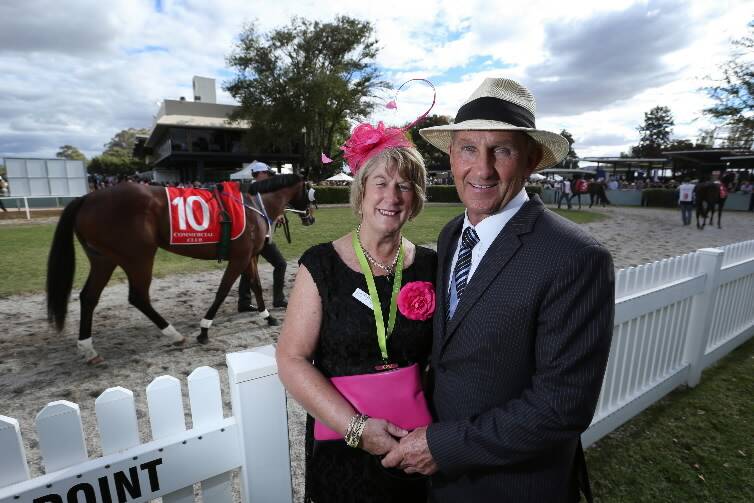 Kerri and John Ledger, the parents of jockey Adrian Ledger, who died in a racing incident in 2005 ... the Adrian Ledger Memorial race has been run at the Albury Gold Cup meeting every year since he died.