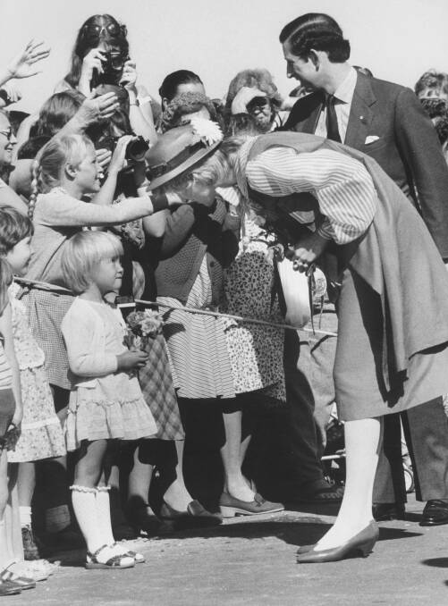 1983 - Prince Charles and Princess Diana make a royal visit to Albury.