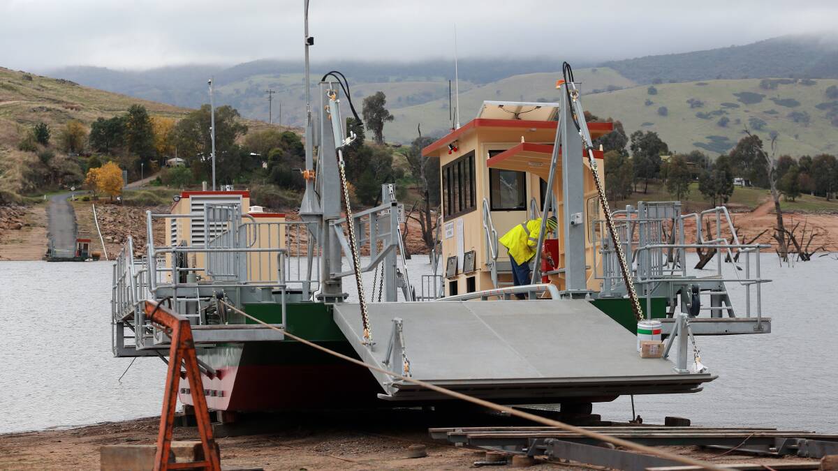 The new Wymah ferry was launched in May last year. Picture: JOHN RUSSELL