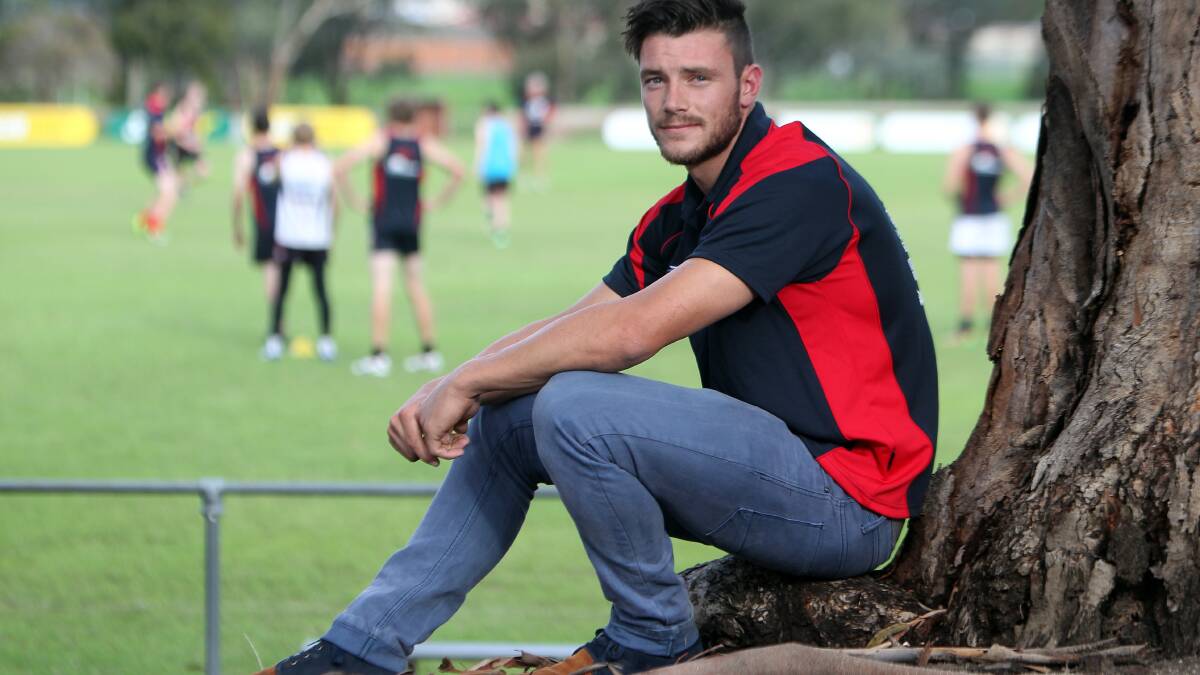 Jack Di Mizio has changed his surname to Di Mizio in honour of his father. Picture: KYLIE ESLER