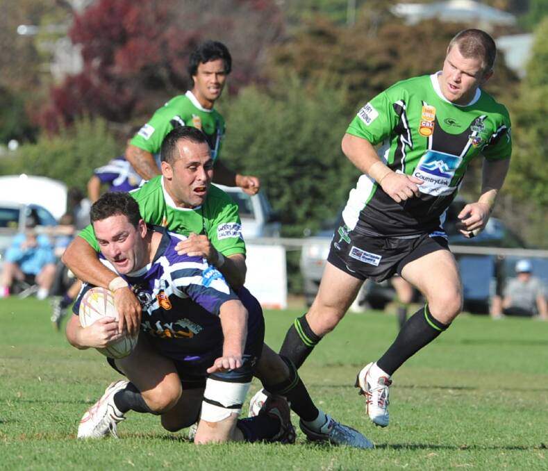 Albury's Matt Rose in action against SouthCity in recent years. 
