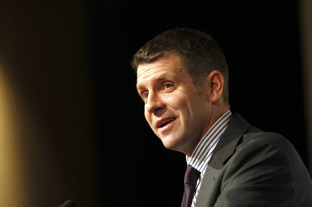 Premier Mike Baird will not have time for one-on-one meetings with mayors when he visits Albury. Picture: FAIRFAX