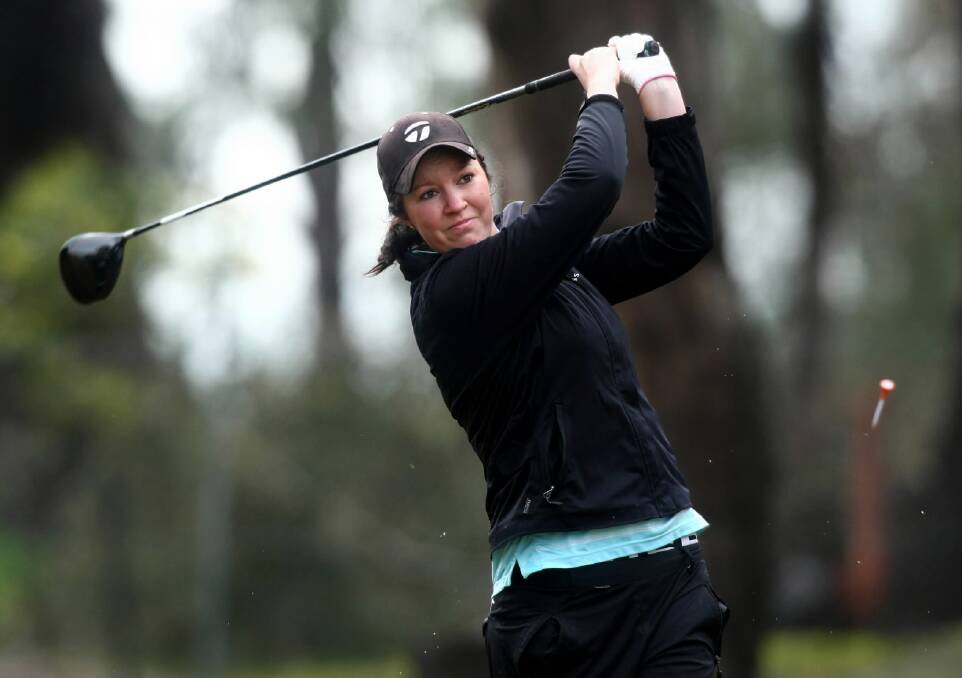 Bree Elliott is one of seven Aussies looking to get her card on the LPGA tour. Picture: MATTHEW SMITHWICK