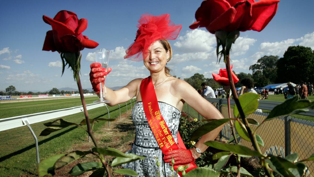 2006 - Most Elegant Lady winner Sandy Plover, from Kiewa. Picture: KYLIE ESLER