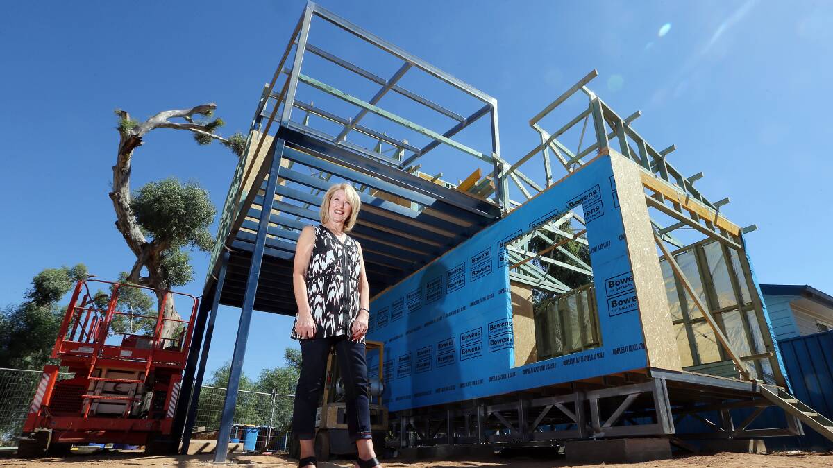  Janine Wilce from the Bundalong tavern is very optimistic about the future, with a host of new developments planned fot the site. Picture: JOHN RUSSELL