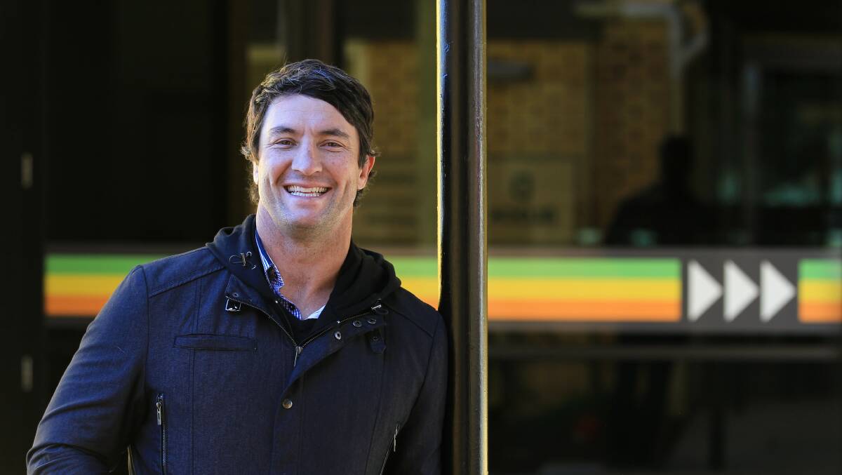 Former Parramatta NRL captain Nathan Hindmarsh spoke out about his gambling addiction yesterday. Picture: DYLAN ROBINSON