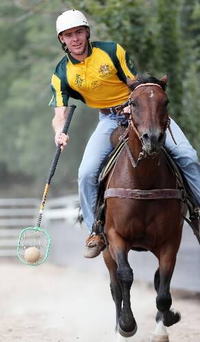 Jim Grills is preparing for a world cup appearance in  polocrosse. He has been nominated as a young achiever.
