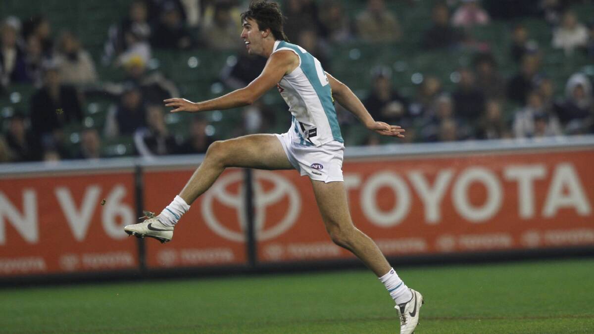 Former Port Adelaide player Matthew Westhoff has signed with Wangaratta. Picture: GETTY IMAGES