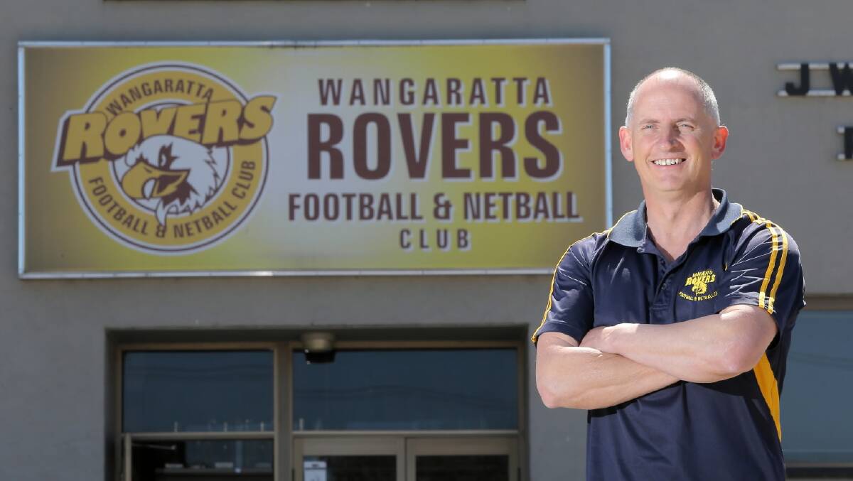 Wangaratta Rovers coach Paul Maher 