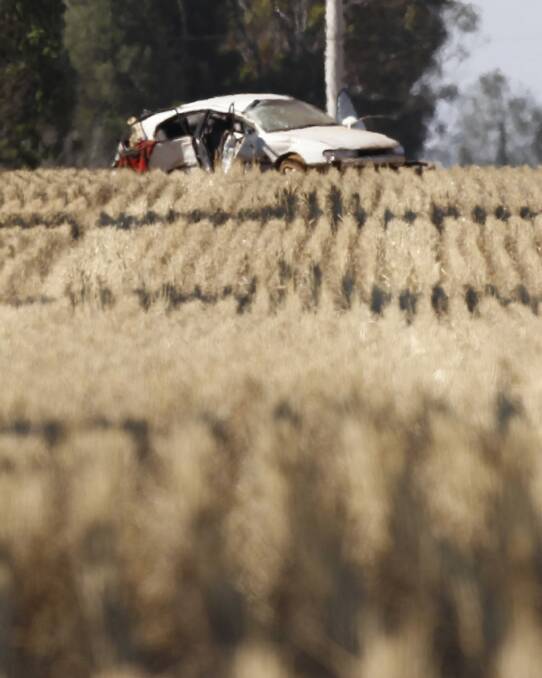 A car crash near Collingullie caused the death of Scott Jolliffe yesterday. Picture: THE DAILY ADVERTISER