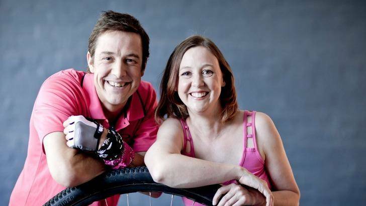 Actor Samuel Johnson with sister Connie, co-founders of Love Your Sister, which raises money for breast cancer research.