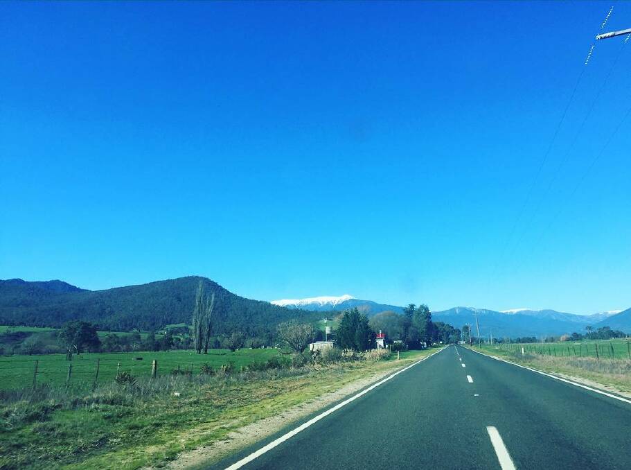 @lauramadeleine: Snowy Sunday's in the Alpine Valley. #MtBogong #Alpine #highcountry #victoria #seeaustralia @bordermail #bordermail @seehighcountry #snow #winter ❄️🏃🏽