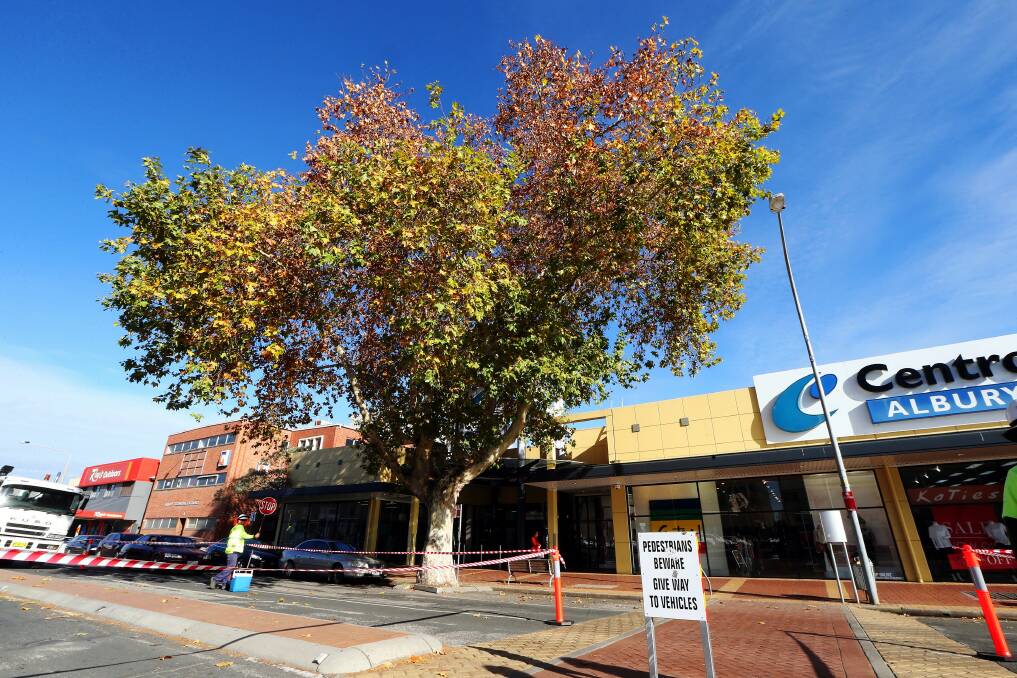 A security guard was attacked outside Centro Albury this week.
