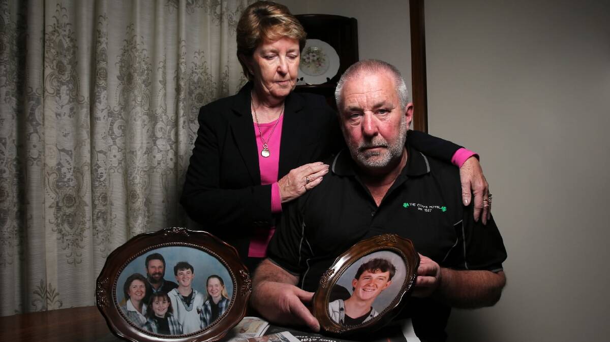 Graeme and Dianne Wilson lost their son Brad in a one-punch attack in Lavington in 1997. 