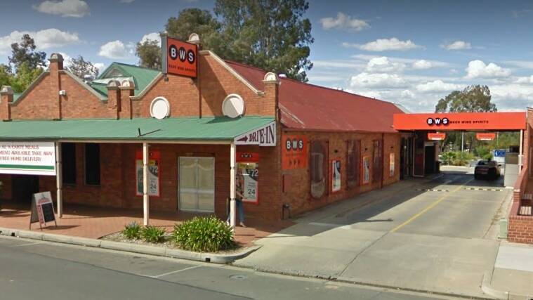 TARGETED: The Corowa BWS on Sanger Street. Picture: GOOGLE MAPS