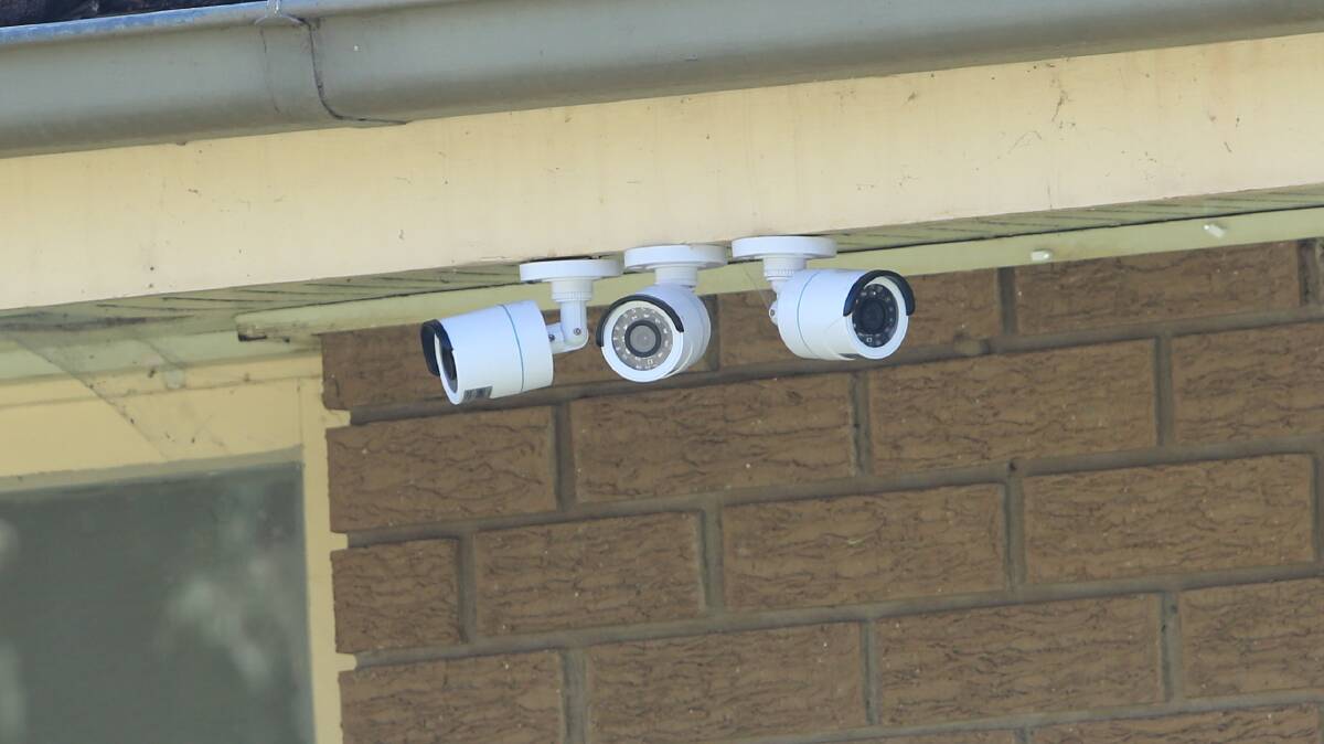 There are multiple video cameras at the house. Picture by Blair Thomson