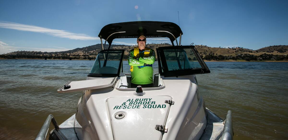 CAUTION. Paul Marshall says swimmers and boat users should be prepared. 