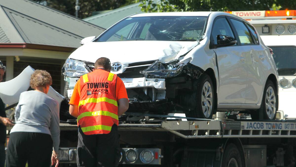 TOWED: This driver, pictured left, had her car towed from a Wodonga retirement home. Pictures: BLAIR THOMSON