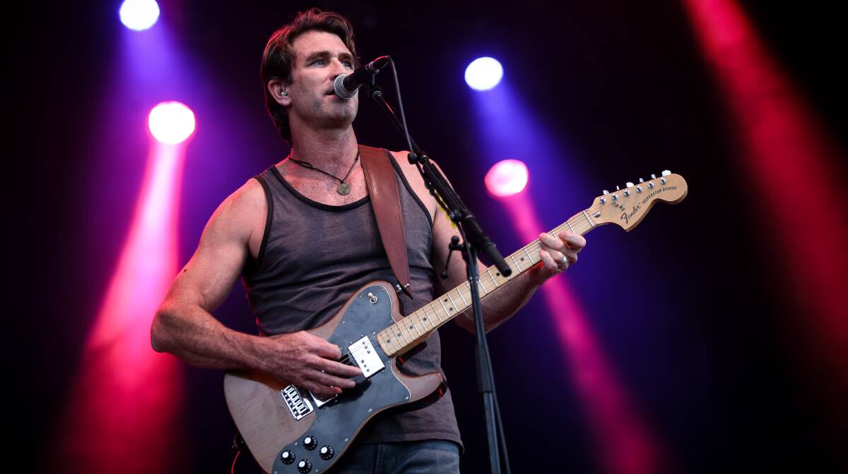 HITS: Pete Murray played a mix of songs from his albums and received a warm response from the audience. Event founder Michael Newton said the lineup worked well.