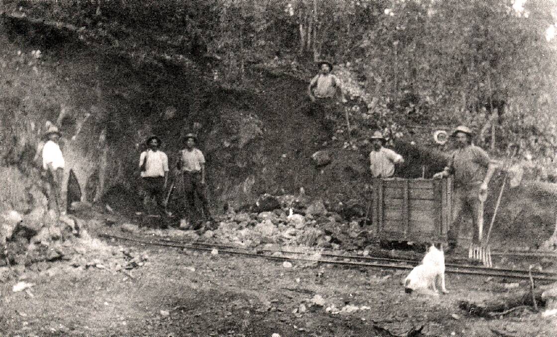 GOLD: Not on Nailcan Hill, Darkies Hill quarry at Black Range (Lavington) in the 1890s. Photo: CONTRIBUTED
